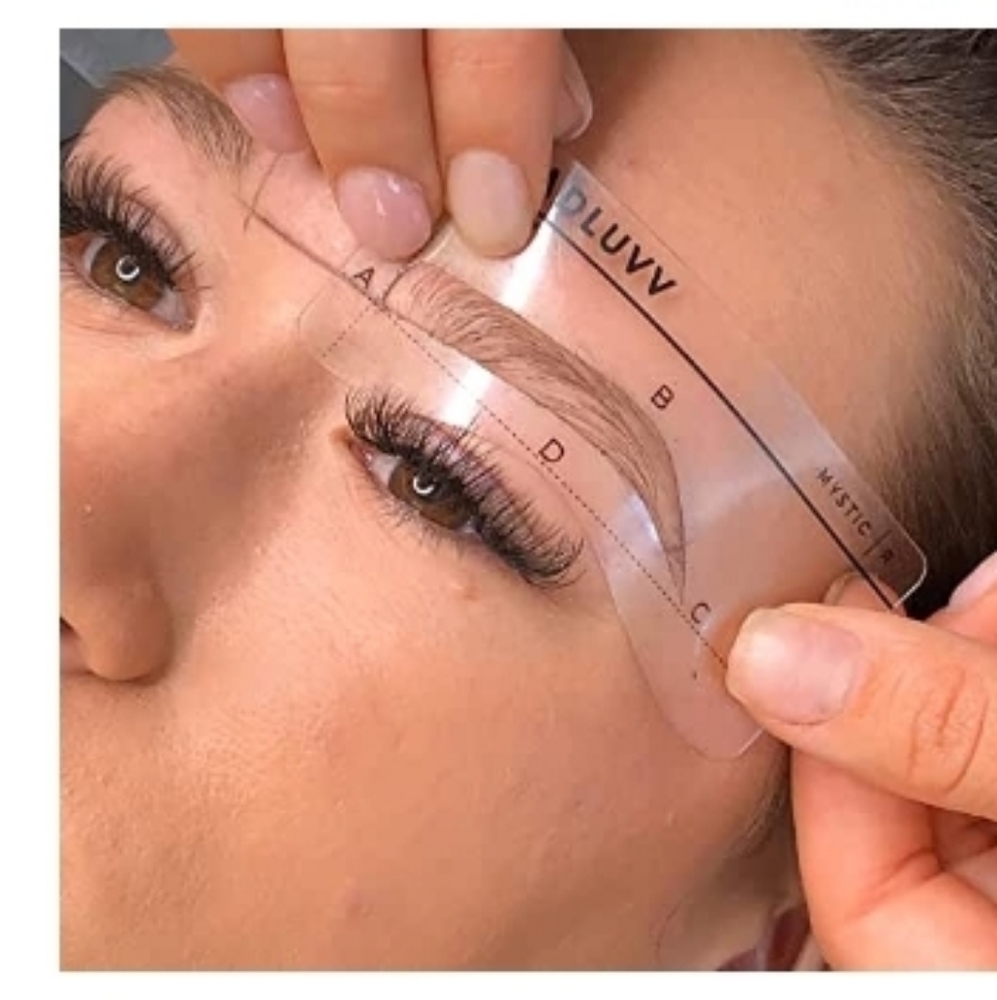 Eyebrow stencils